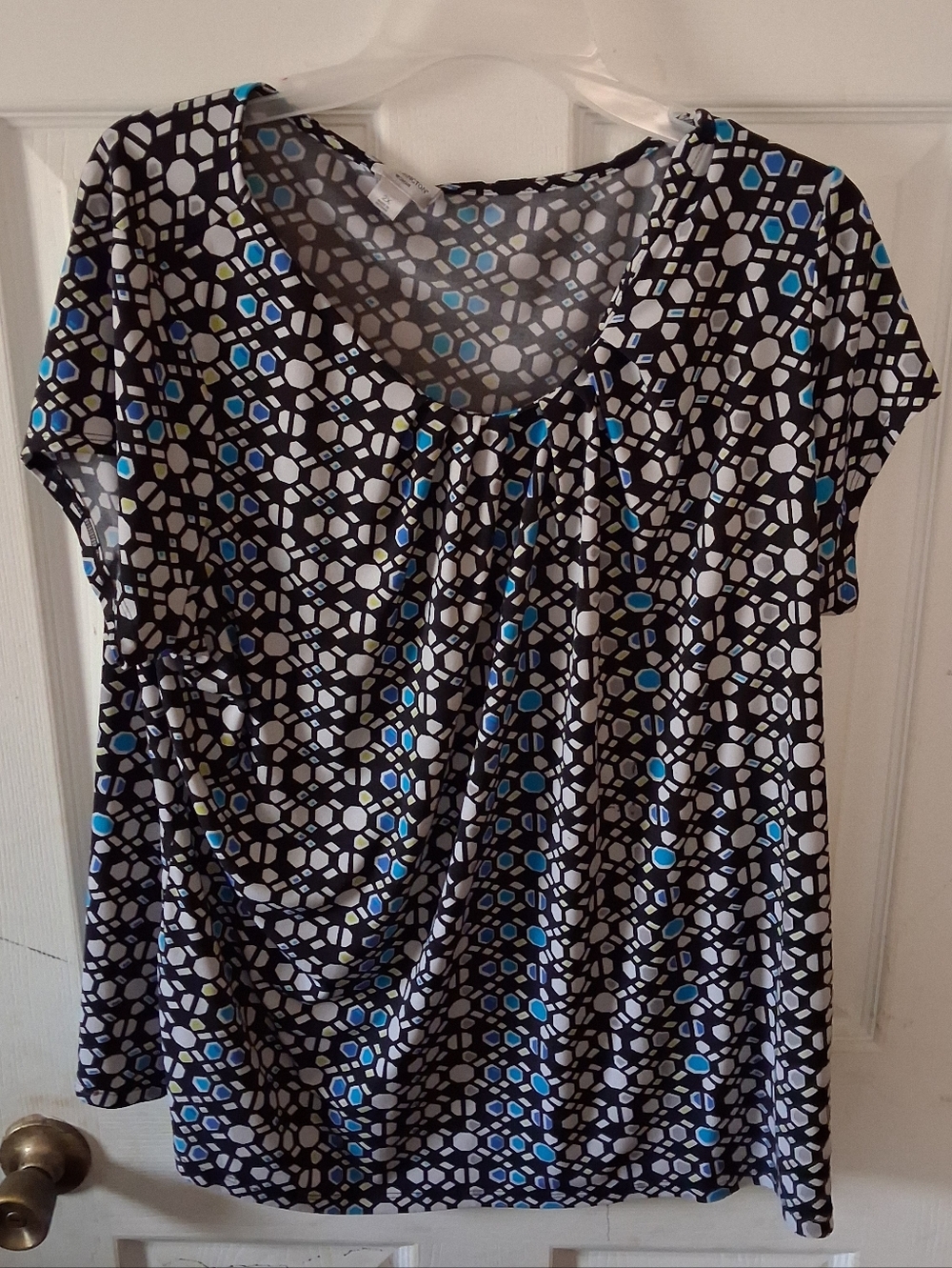 Worthington - Women's Casual Short Sleeve Blouse. Size 2X
